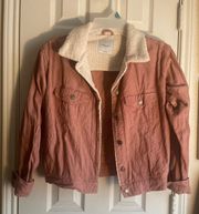 Light Pink Corduroy Jacket 