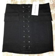 Shoefly black stretchy skirt