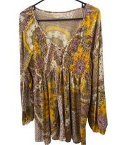 Melloday Boho Tunic Blouse