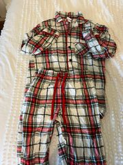 Plaid Pajama Set