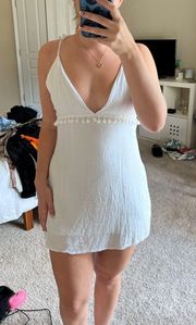 White Linen Dress