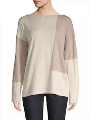 Lafayette 148 Women's New York Colorblock Wool & Silk-Blend Sweater