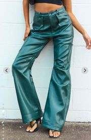 Leather Cargo Pants