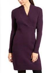 Athleta Innsbrook Sweater Dress in Wild Raisin