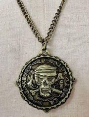 Walt Disney Pirates of the Caribbean circle necklace