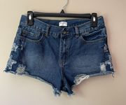 denim shorts