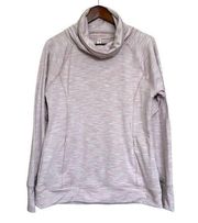 Kyodan Outdoor Women's Pullover Sweatshirt Sz XL Mock Neck Zipped Pockets Active