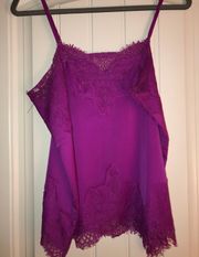 Bright Purple Lace Tank