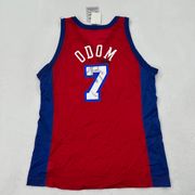 Vintage  Lamar Odom Signed Autograph Clippers Basketball Jersey Size 44