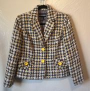 Vintage Yellow Tweed blazer