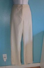 Nic & Zoe Womens Cream Chinos Casual Pants Size 10