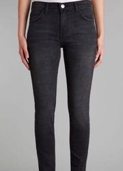 Current Elliot high waist ankle denim skinny jeans