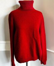 a new day Red Turtleneck Sweater Sz Medium