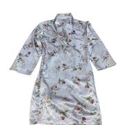 VINTAGE DEADSTOCK Oscar de la Renta Neiman Marcus Knee-length Floral Robe