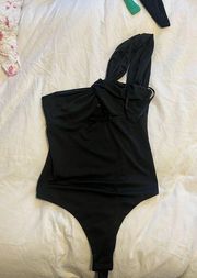 Super down black Bodysuit