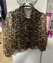 Leopard Crop Top