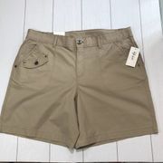 STYLE & CO Tan Shorts Size 16 NWT