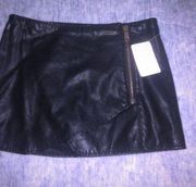 COPY - Free People leather skirt , has boy shorts built in that fit like a gem !