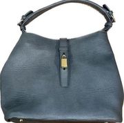 | Gray Bucket Bag with Removable Crossbody Pouch