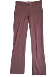 Betabrand Women's Pull On Yoga Dress Pant Mauve Pink Straight Leg Size Medium