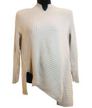 Cabi D-ring Ribbed Pullover Sweater. Color: Cream Size: Small