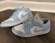 Women's  Air Jordan 1 Low "Ice Blue Aluminum" Women's Size