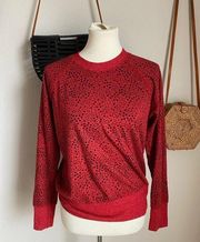 Sundry Red Star Print Sweatshirt, Size 1