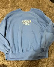 Jesus Loves you crewneck