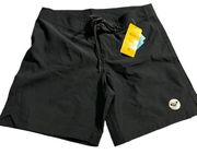 Roxy women's black board shorts size small, nwt