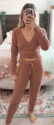 Brown Teddy Bear Two Piece Set