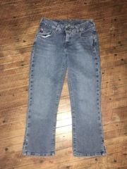 Silver cropped 26 jeans