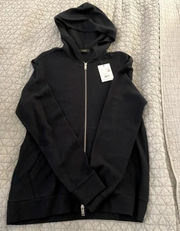 Theory Zip Up Sweatshirt 