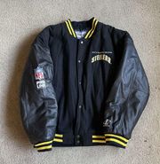 Pittsburgh Steelers Vintage  Pro Line Bomber Varsity Jacket