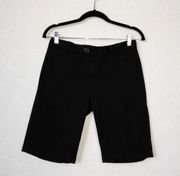 G.H. Bass & Co Black Stretch Bermuda Shorts Size 4