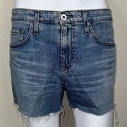 Adriano Goldschmeid The Hailey Cut Off Ex Boyfriend Denim Shorts