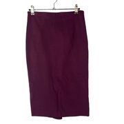 Victoria's Secret Plum Purple Knee Length Pencil Skirt 6