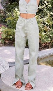 Sage Split Leg Jeans