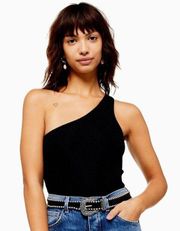 ZARA ‼️ Black One Shoulder Bodysuit‼️