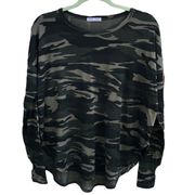 NWT SWEET ROMEO CAMO LONG SLEEVE TEE