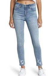 Daze Call You Back Distressed High Waist Ankle Skinny size 30 Jeans