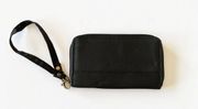 Travelon Black Zip Around Wristlet Wallet