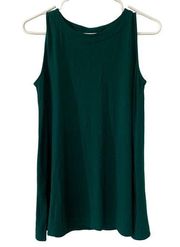 J. Jill Womens Emerald Green Tunic Tank Top Size S