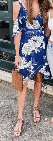 Floral Wrap Dress