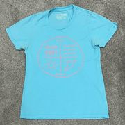 Mission Surf Blue Graphic T Shirt