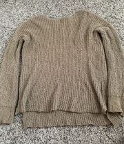 Brown Knit Sweater