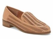 Lucky Brand Tan Laser Cut Camdyn Leather Loafer Sz.8M