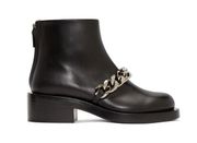 GIVENCHY
Black Curb Chain Ankle Boots size 7