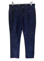 NWOT J.Crew Navy Matchstick Straight Leg Corduroy Pants 29