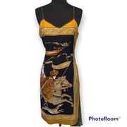 NEW Cynthia Rose Silk Salvatore Ferragamo Scarf Dress size Small