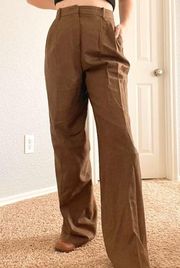 Brooks Brothers Italian Wool Pleated Pants